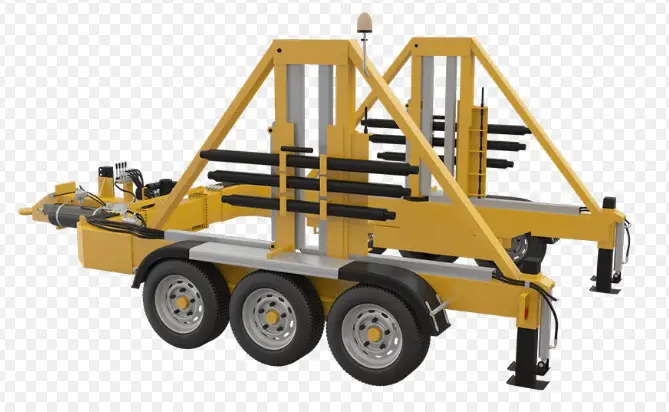 Full Hydraulic Cable Drum Trailer